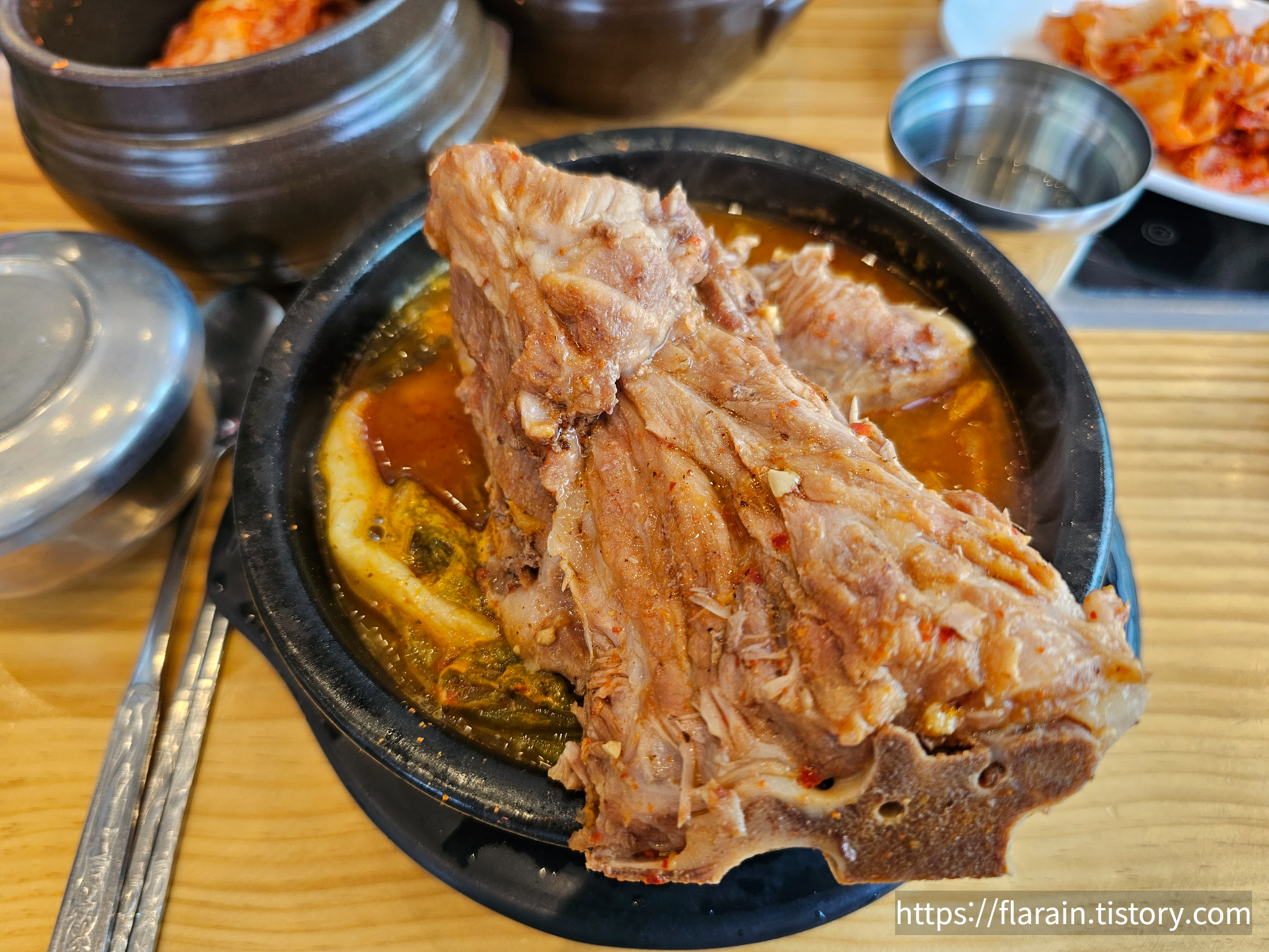  진접 맛집 원조뼈다귀감자탕, 부드러운 살코기