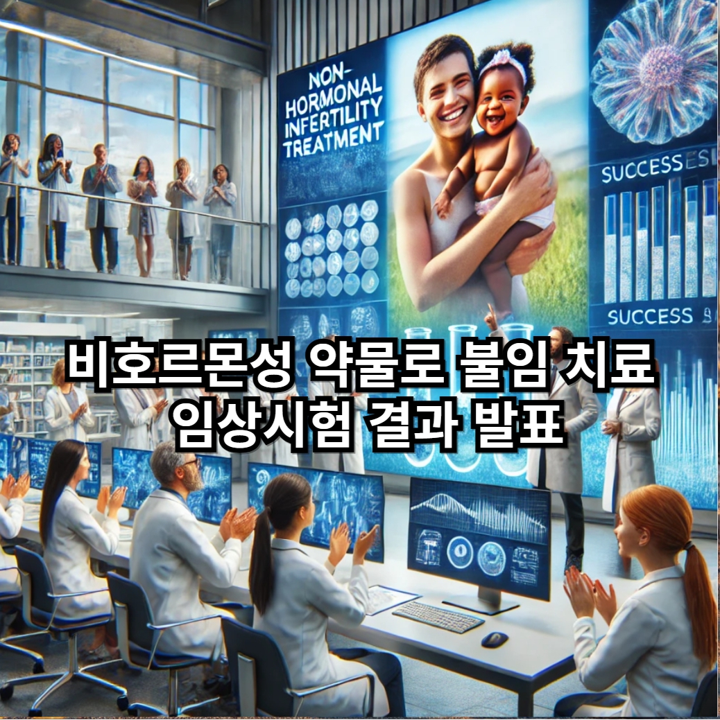비호르몬성 약물로 불임 치료, 임상시험 결과 발표