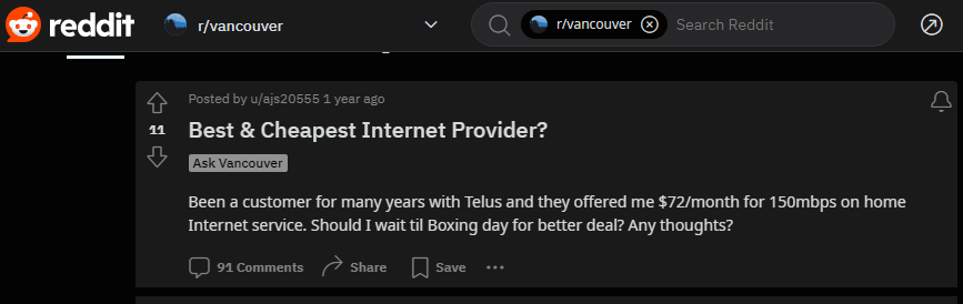  부동산 중개인, 집주인들이 추천하는 캐나다 밴쿠버 인터넷 회사 NOVUS