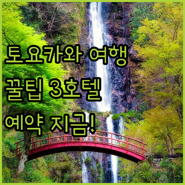 일본 토요카와 여행 준비 완료? 놓칠