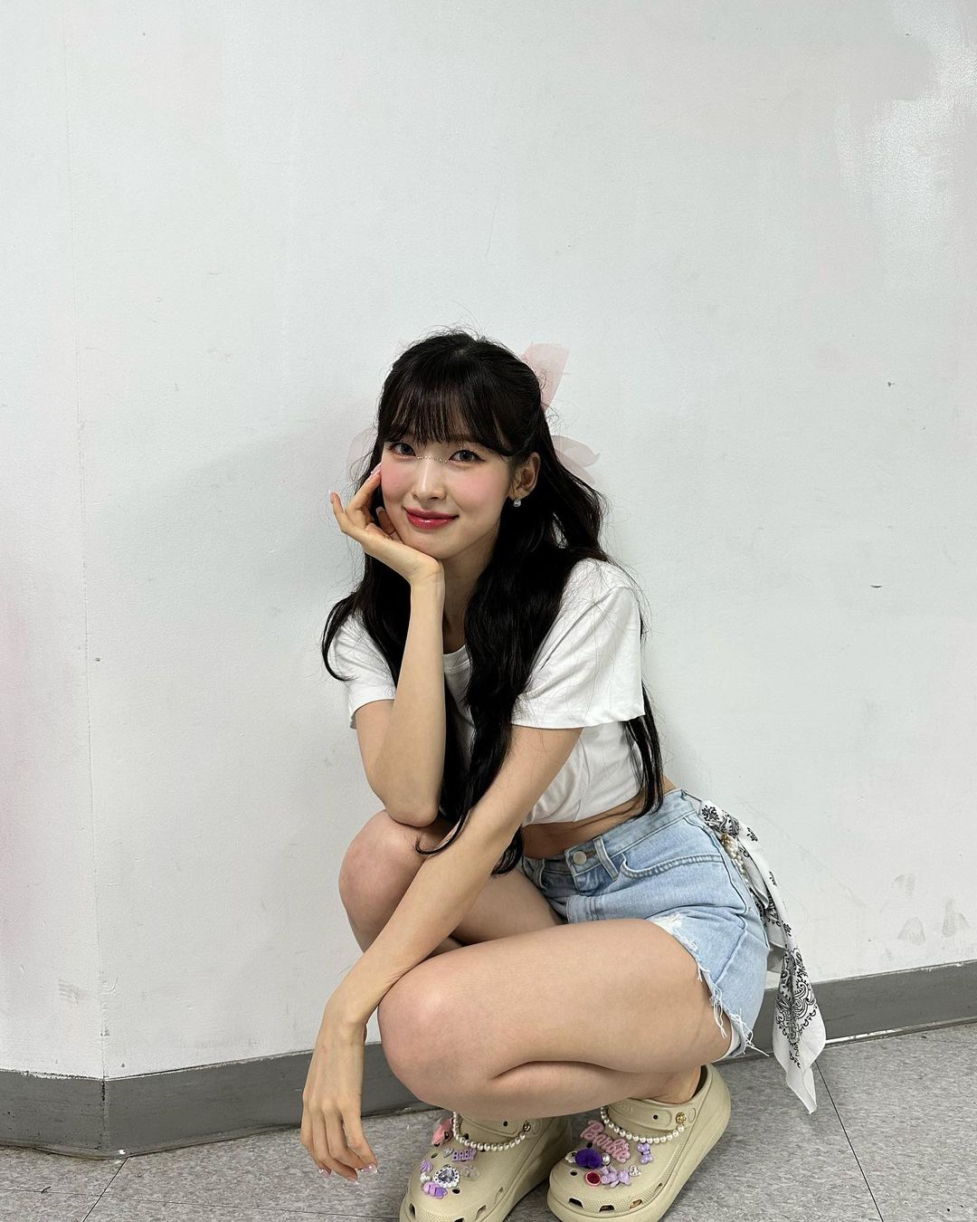 오마이걸 아린 다리