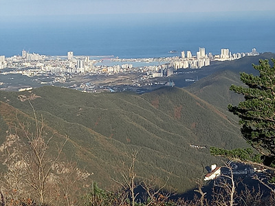 권금성에서 바라본 속초시내 사진