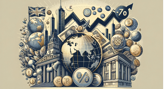 Here is the horizontal thumbnail image designed to visually represent various aspects of capitalism and finance&#44; as described in the article. This image incorporates elements such as the global nature of the financial system&#44; the concept of inflation and economic changes&#44; and the intricacies of banking systems and loans.