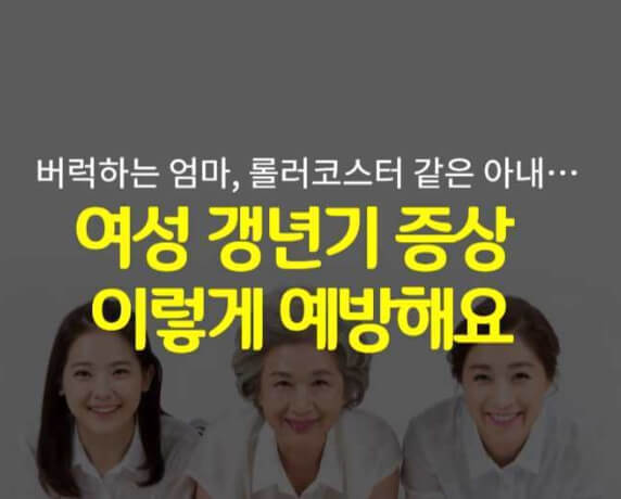 갱년기 증상