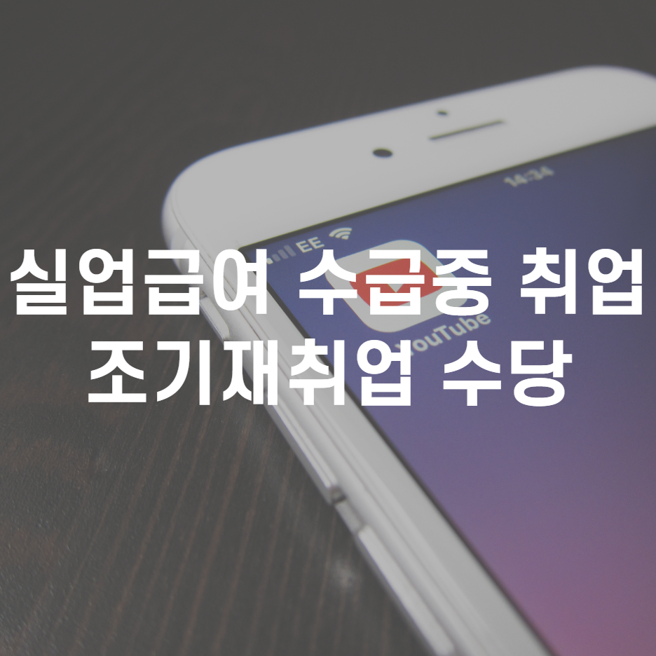  실업급여 수급 중 취업 - 조기 재취업 수당