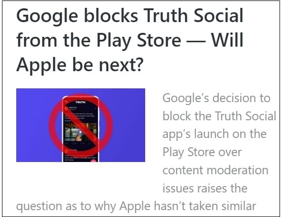 Google approves Trump’s Truth Social for play store