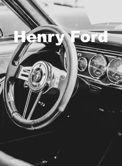 포드 자동차 회사를 설립한 헨리 포드는 V8 엔진 개발에 성공해서 자동차 대량 생산에 들어가게 되는데&#44; 관련 자동차 내부 사진.