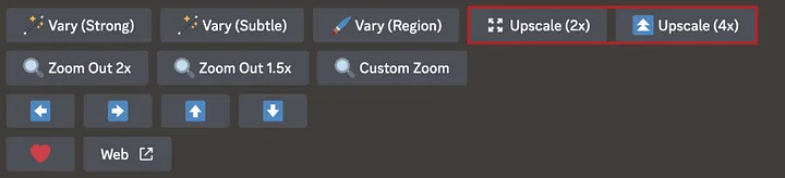 Midjourney Upscalers