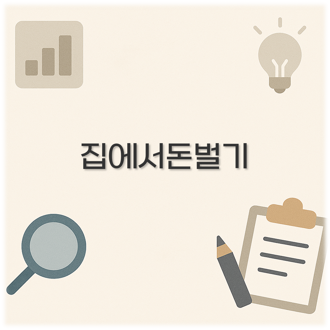 집에서돈벌기