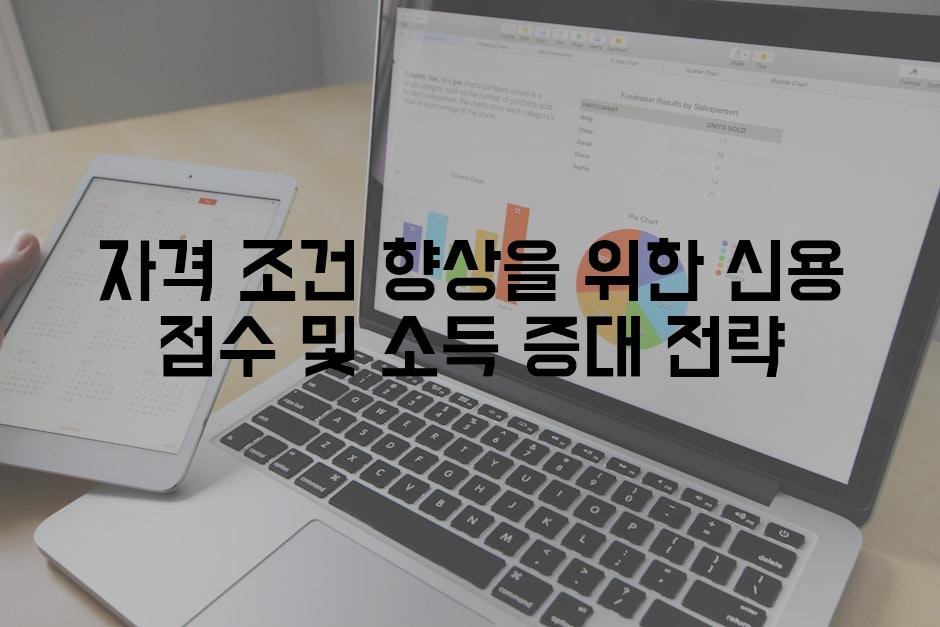 자격 조건 향상을 위한 신용 점수 및 소득 증대 전략