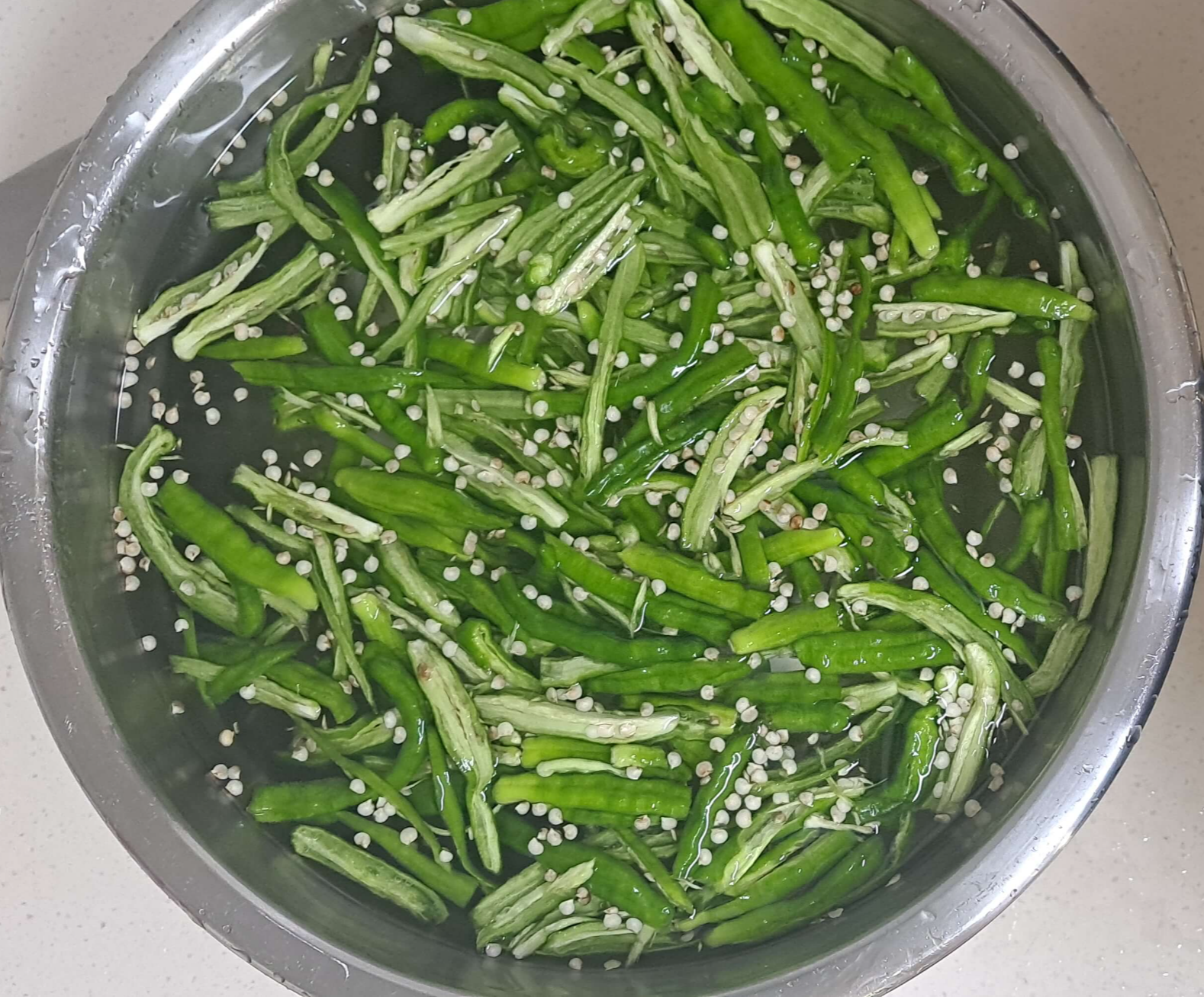 꽈리고추세척1
