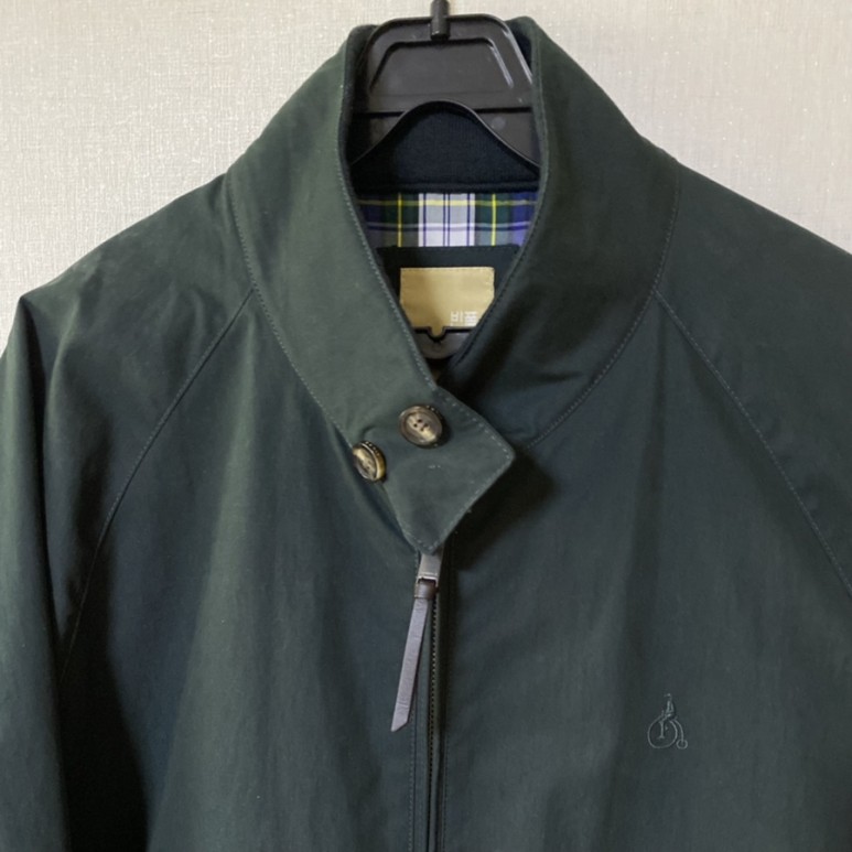 캐주얼 점퍼 그린색 리뷰 및 착샷 간절기 가볍게 입기 좋은 빈폴 24