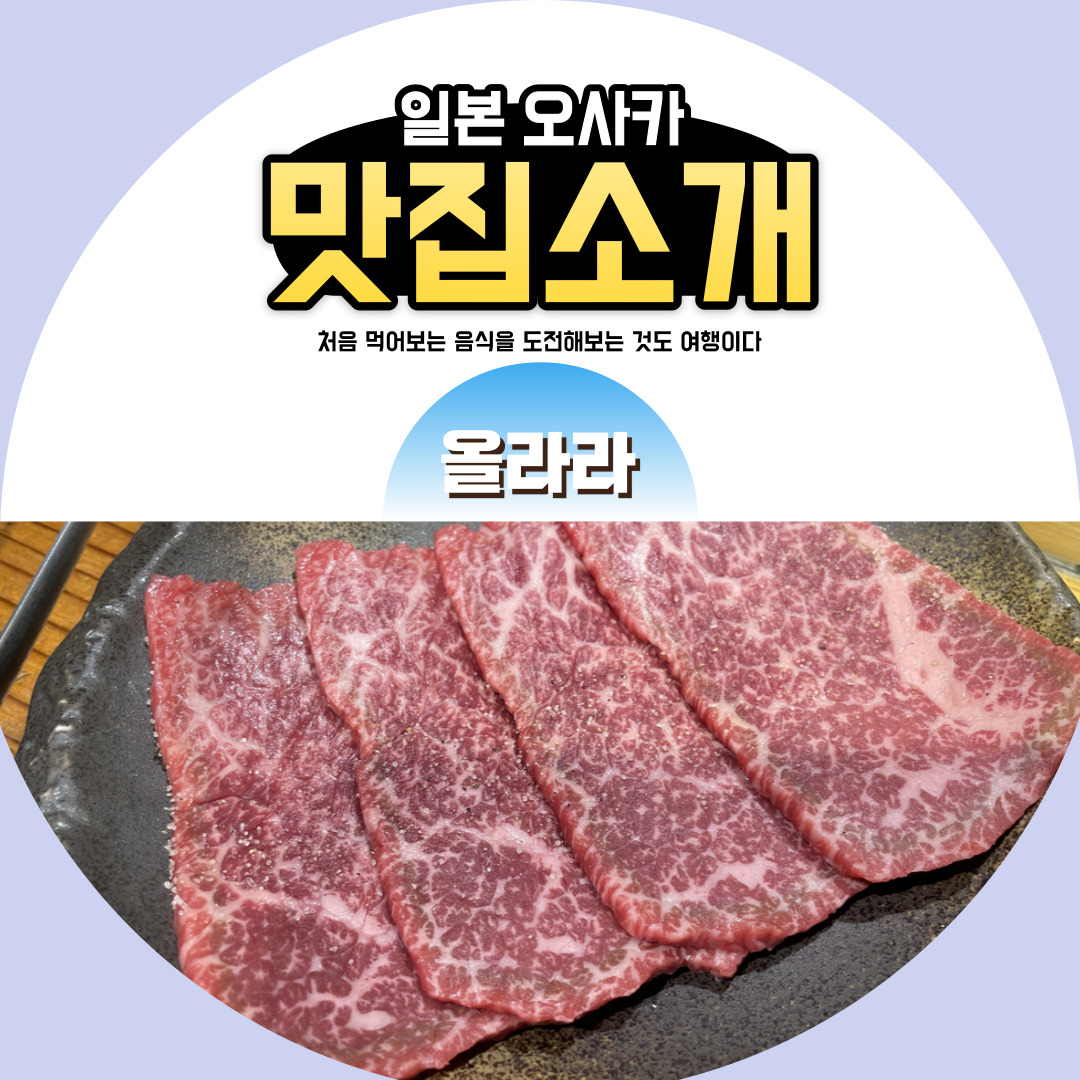  일본맛집여행 오사카맛집 추천 - 야키니꾸 아키니쿠