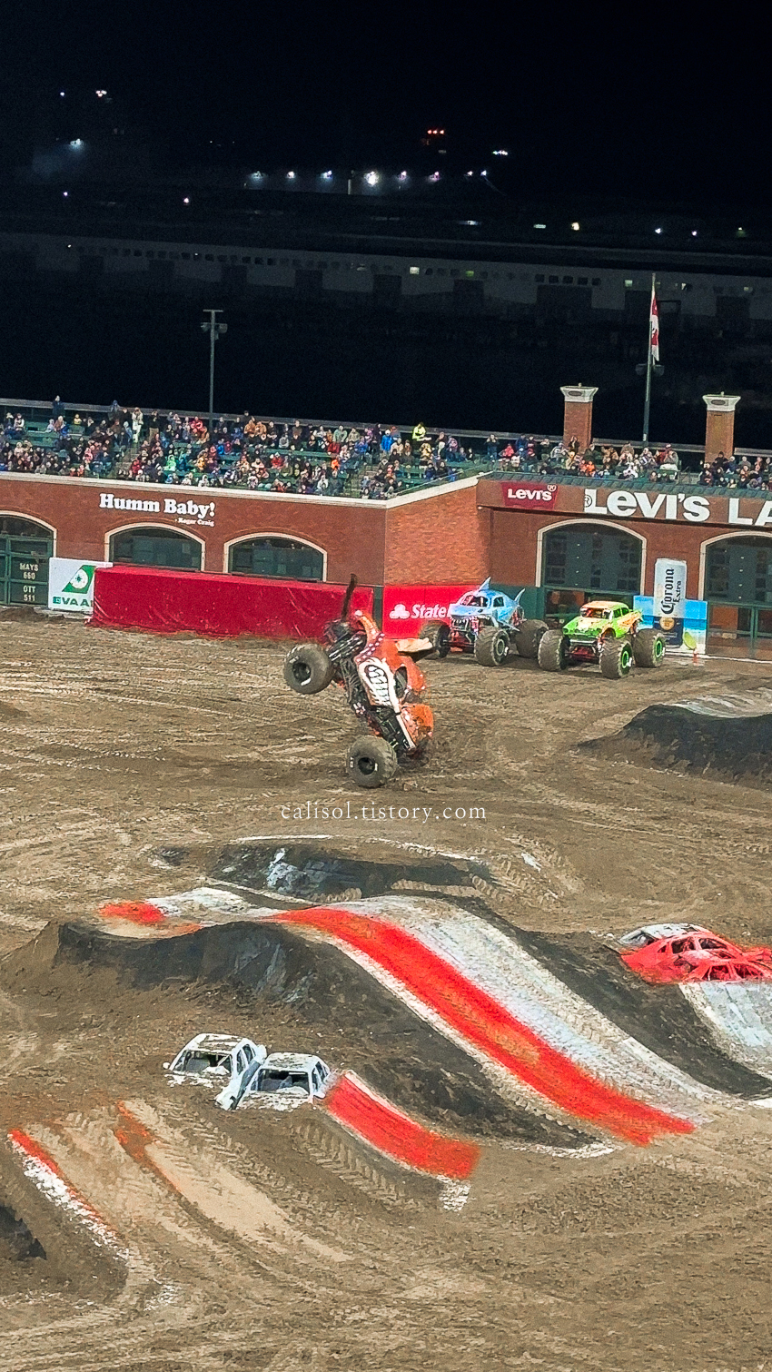 샌프란시스코 오라클 파크 몬스터 잼 경기 Monster Mutt