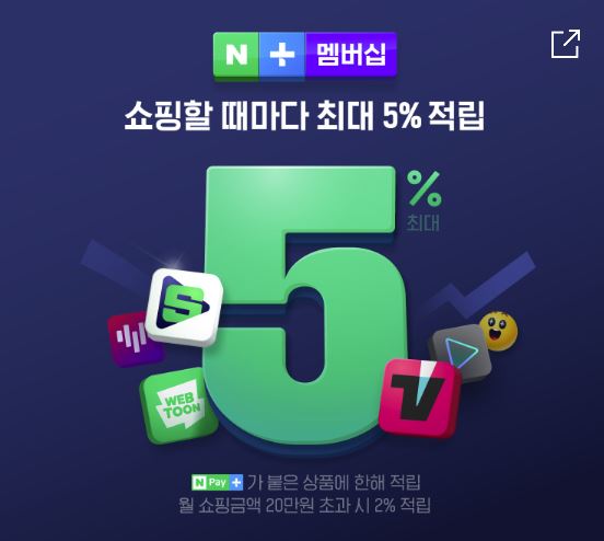 네이버플러스 멤버십 쇼핑혜택