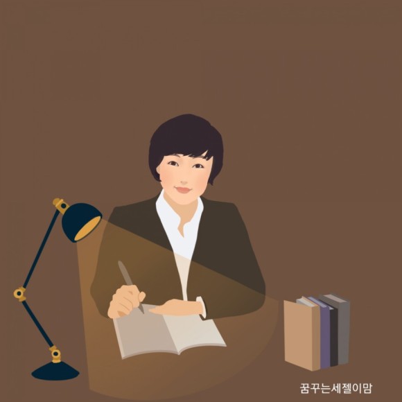 기린 일러스트 세젤이맘의 프로필 일러스트가
