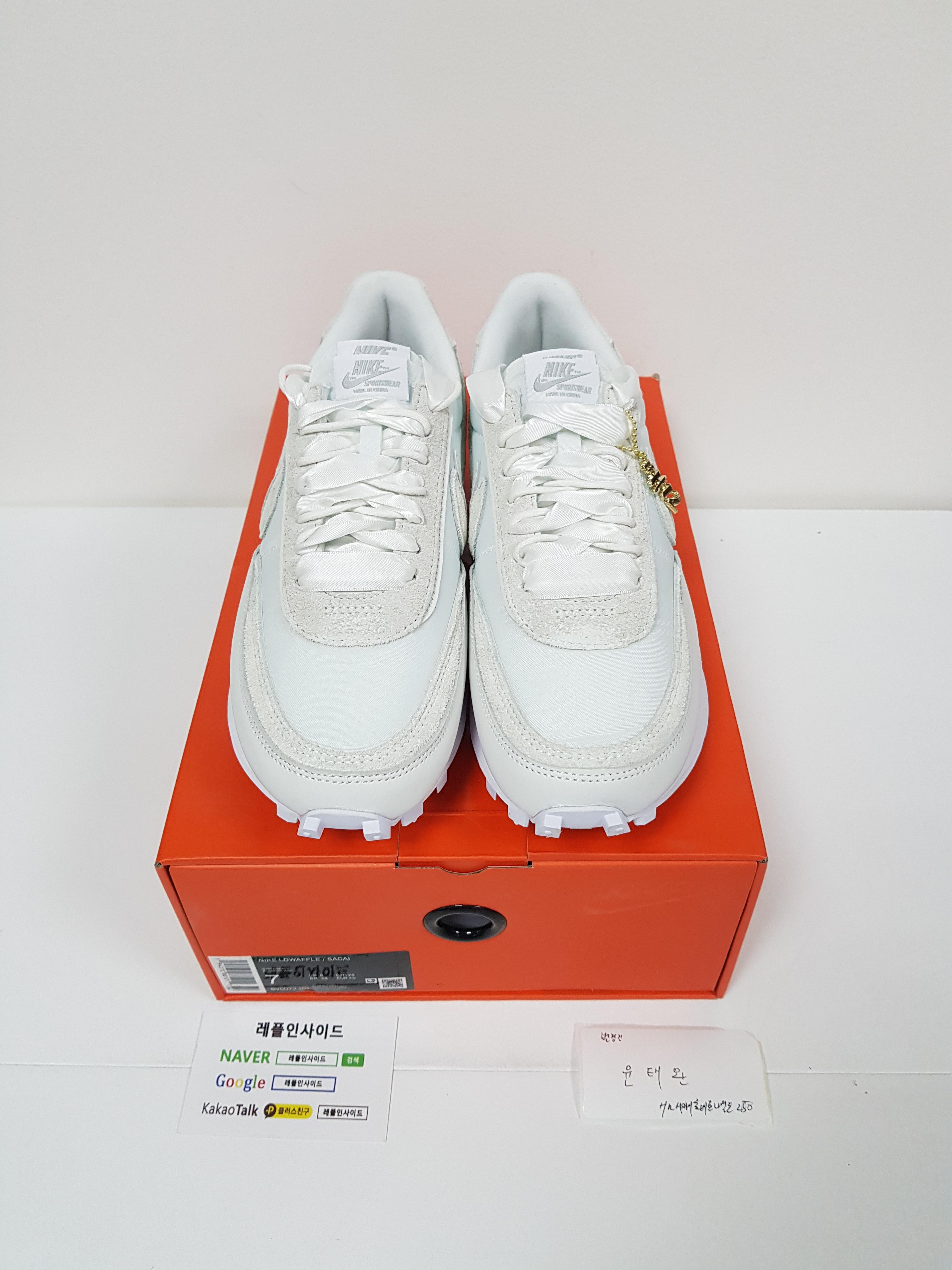  [NIKE] 나이키 X 사카이 LD 와플 화이트 나일론 BV0073-101 남녀공용 (H12공장) 실사!~!