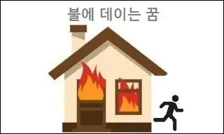 불에 데이는 꿈