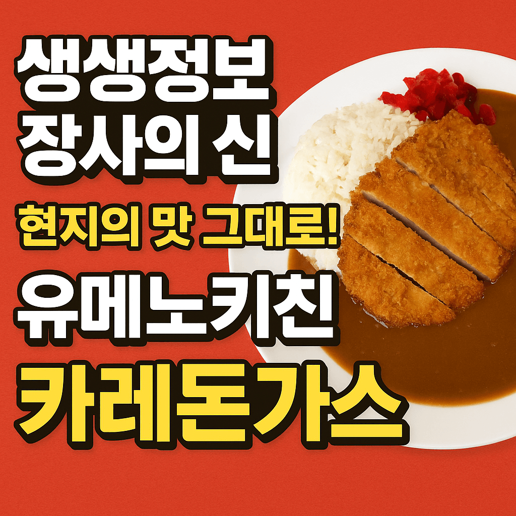 생생정보 2313회 장사의 신 현지의 맛 그대로! 일본식 카레돈가스 전문점 유메노키친