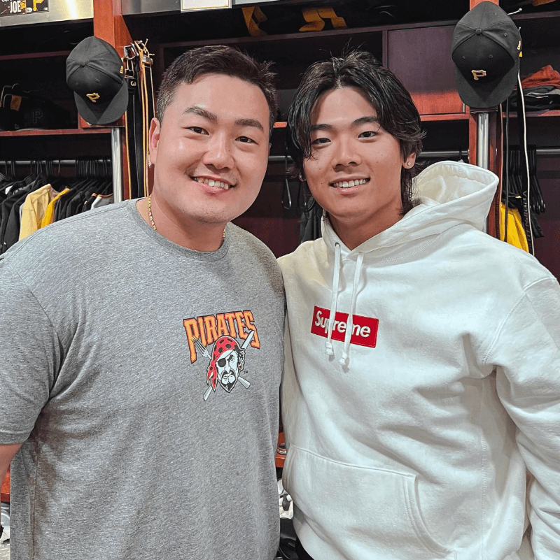 피츠버그 파이리츠에서 팀동료였던 최지만과 배지환은 여기까지, 최지만은 김하성 팀으로 트레이드(출처: 최지만 인스타그램)