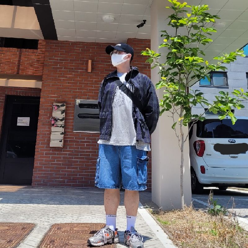 테무에서 구매한 데님 쇼츠