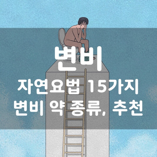  변비 해결 15가지 자연요법과 변비약 종류와 추천