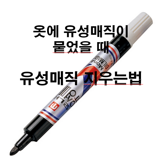 유성매직 지우는법 간단하게 알아보자(옷에 뭍었을 때)