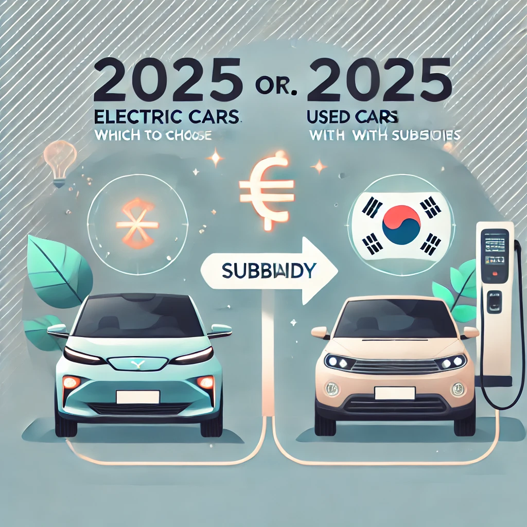 2025년 보조금으로 구매 가능한 전기차 vs 중고차 선택 가이드