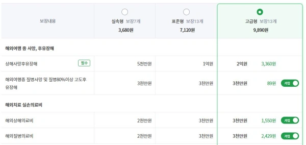 DB손해보험-여행자보험-해외여행-사망보험금