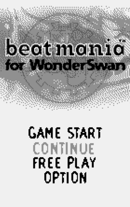  WS - Beatmania for Wonder Swan (원더스완 / ワンダースワン 게임 롬파일 다운로드)