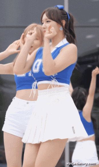  07 치어리더 우주소녀 성소 치어리더복 움짤 gif