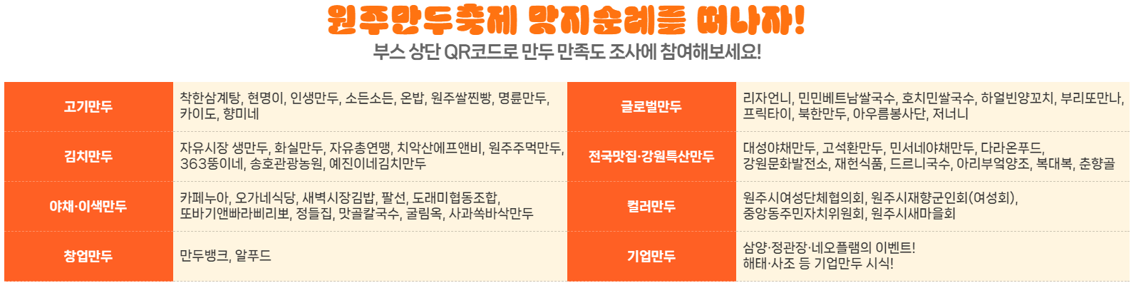 2024 원주 만두축제 일정,주차 안내, 다양한 만두 체험 프로그램 알아보기