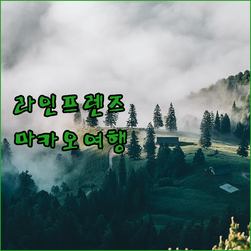 라인프렌즈 호텔 마카오 아이와 함께 