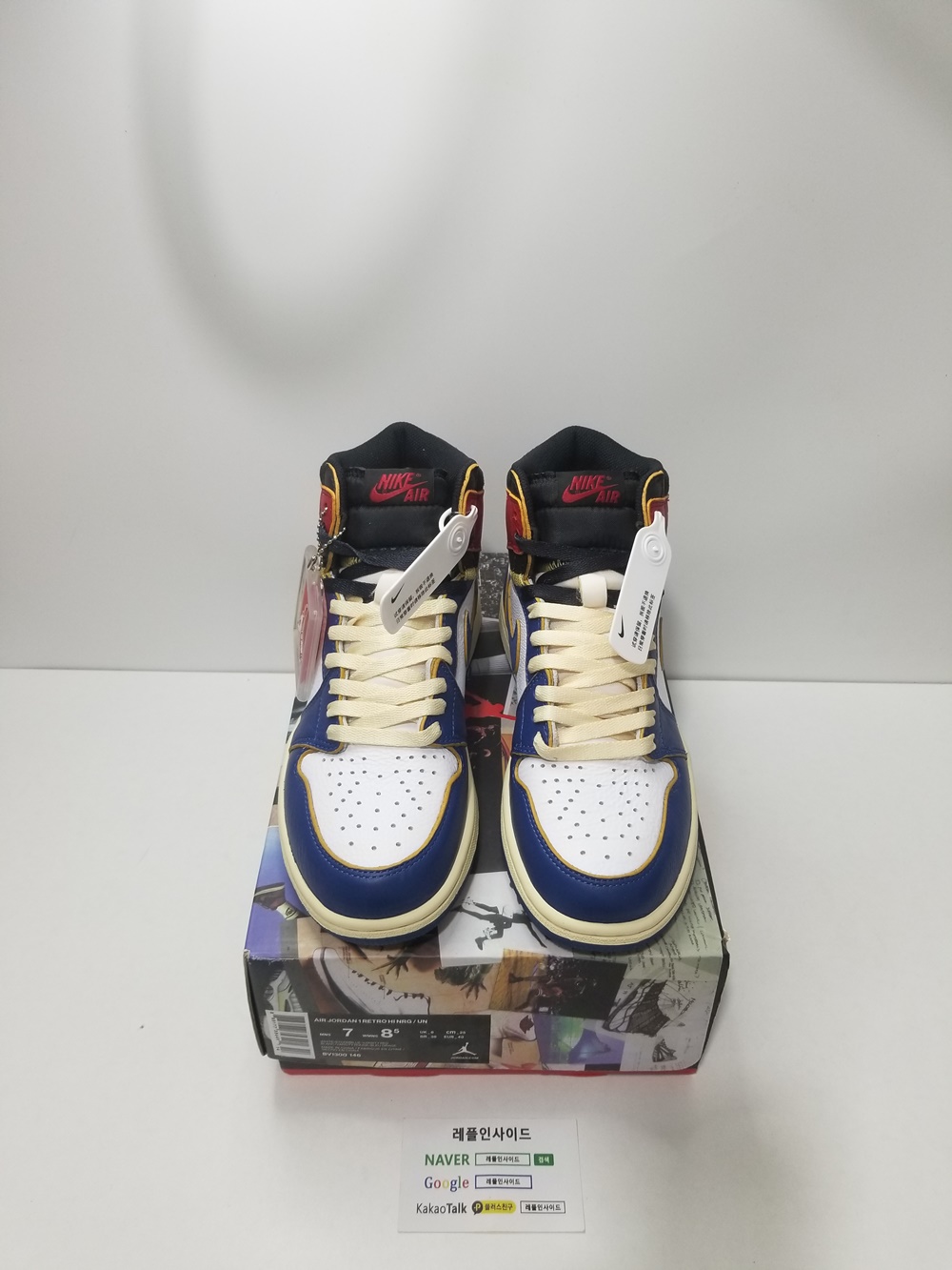  [AIR JORDAN] 에어조던1 X 유니온 블루토 BV1300-146 남성용 (X공장)