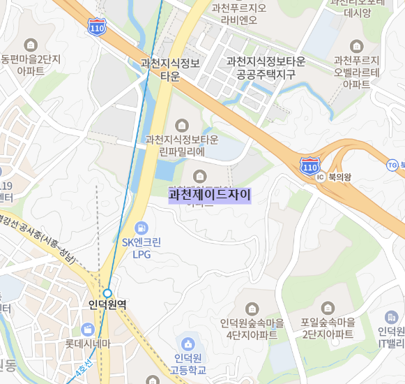 과천제이드자이 위치