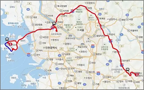 이천-인천공항-버스-노선