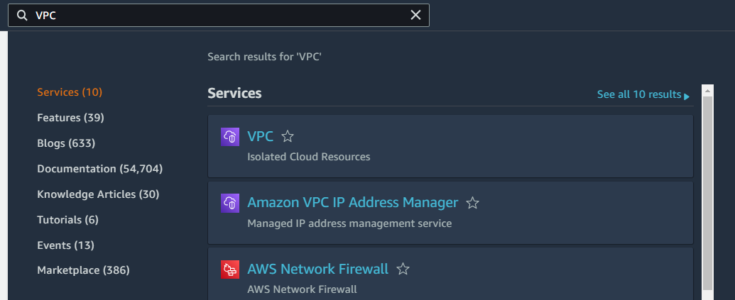 AWS VPC 시작하기-1