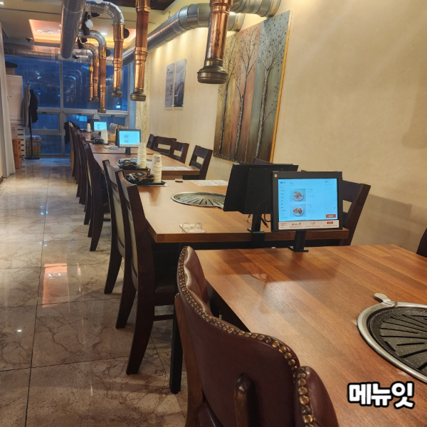  더하다 명지점 부산 테이블오더 메뉴잇 설치 사례