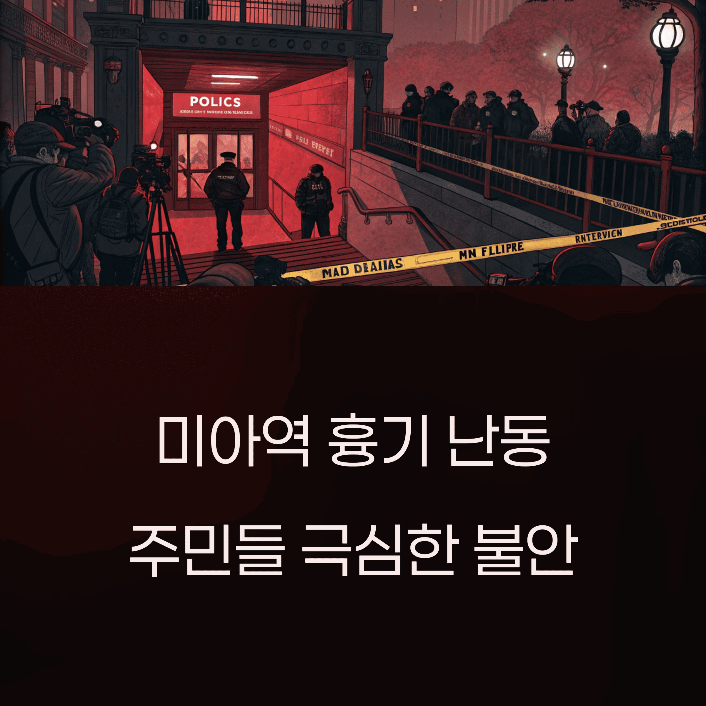 미아역 흉기 난동, 주민들 공포에 떨다 ‘살면서 이런 일 처음’