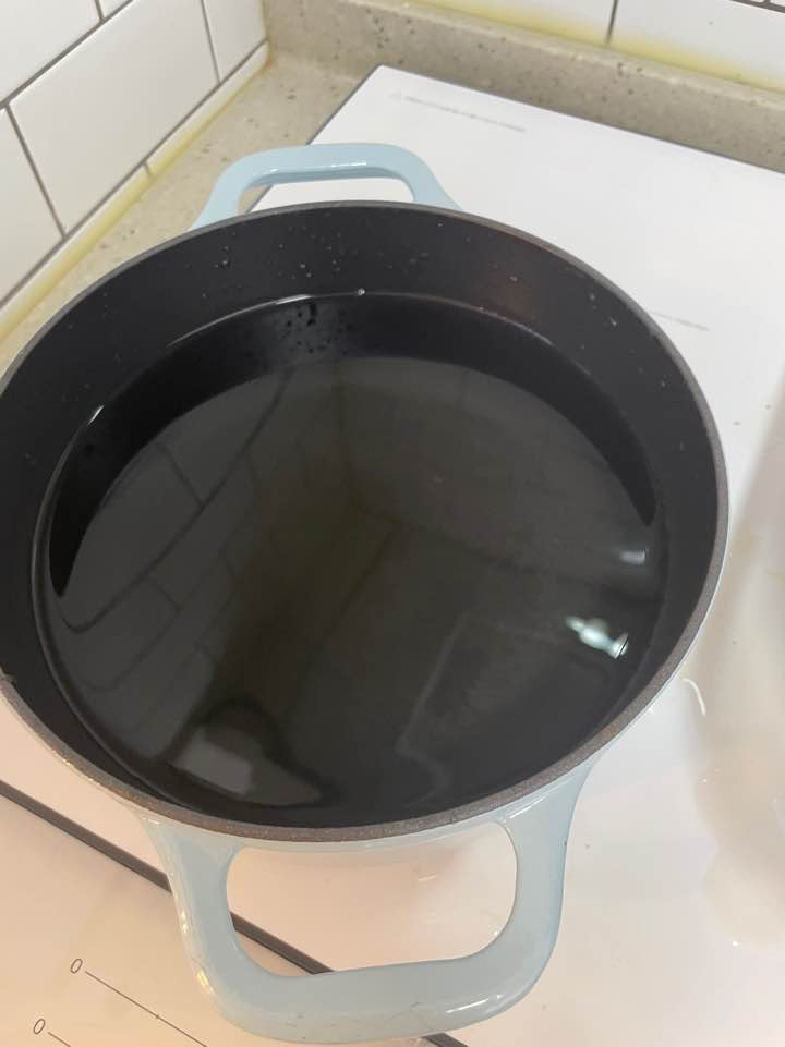 물 끓려주기