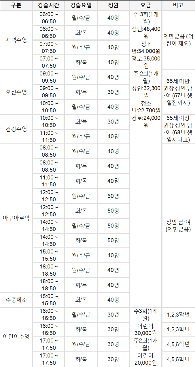 도봉동 실내스포츠센터