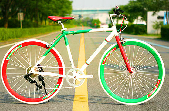 하이브리드 자전거 사진