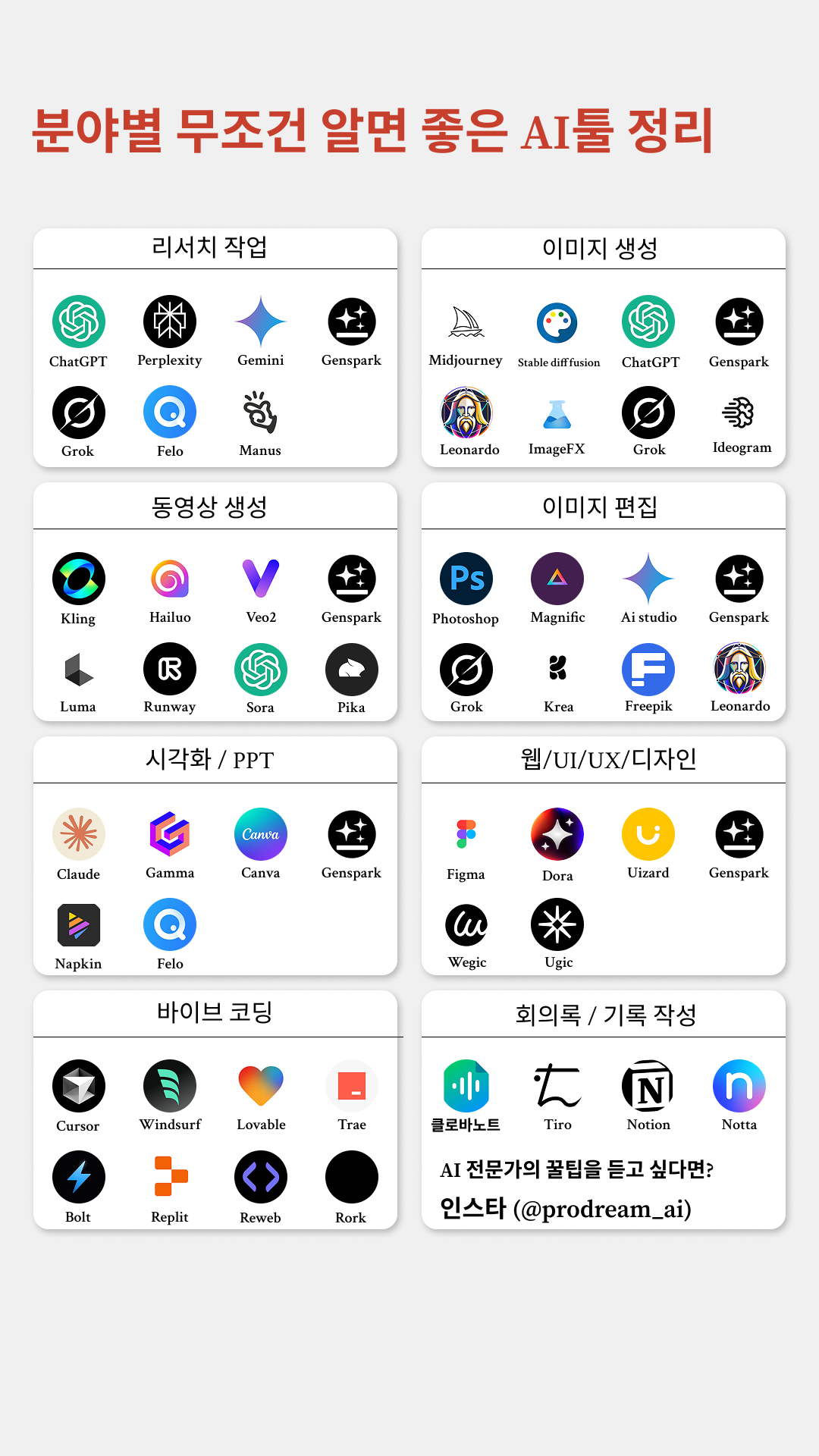 유용한 AI툴 모음