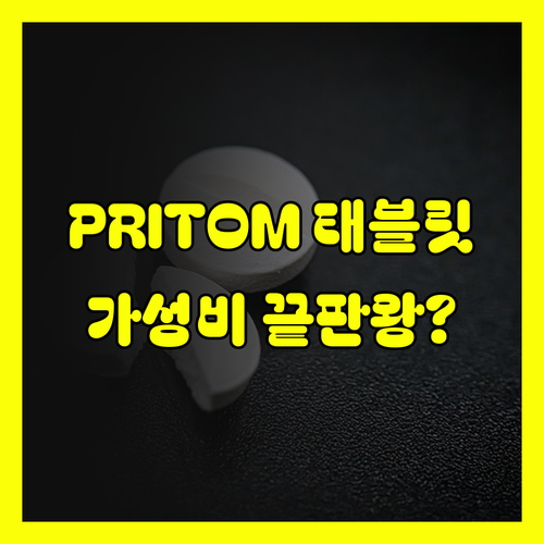 PRITOM 태블릿 가성비 끝판왕일까