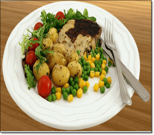 몰리브덴 음식 콩류와 감자 토마토 케일