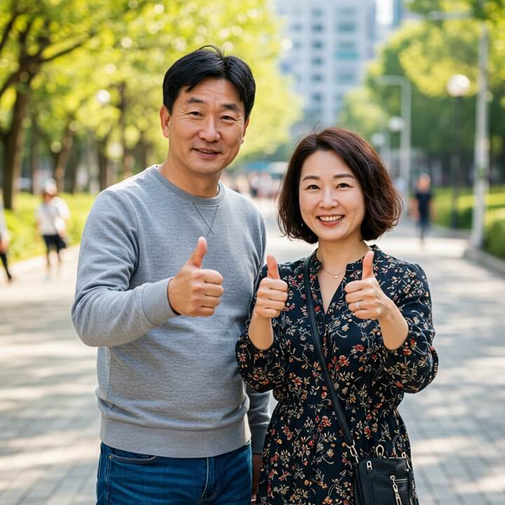 알부민효능-건강한40대부부