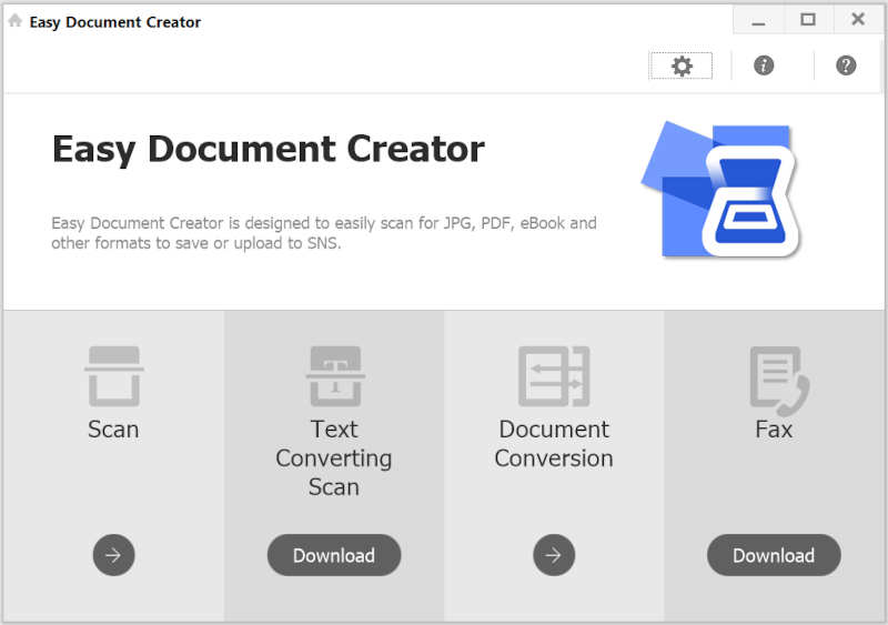 Windows용 Samsung Easy Document Creator