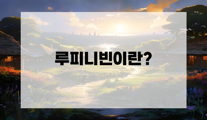 루피니빈이란?