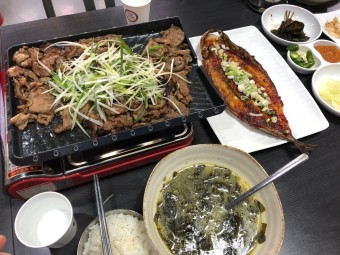 연탄불고기 오리양념불고기
