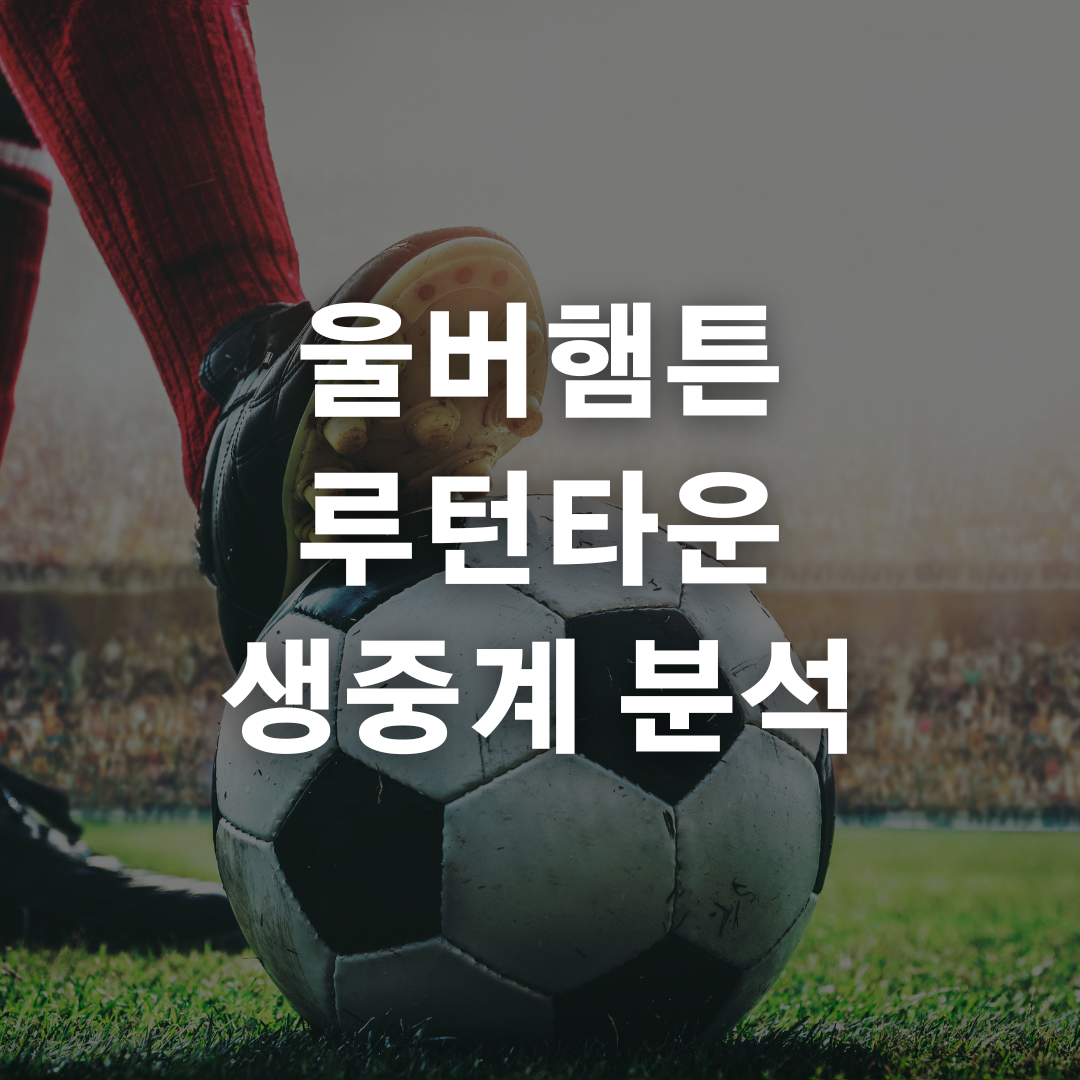 울버햄튼 루턴타운 경기 생중계&#44; 분석 및 정보(황희찬 출전)